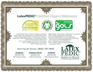 Certified Organic GOLS Gots mattress